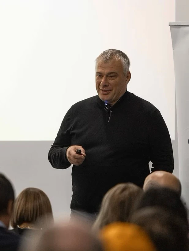 Andrey presenting