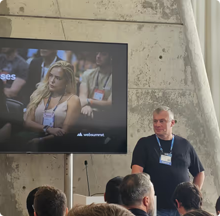 Andrey Kostyuk during a mentoring session