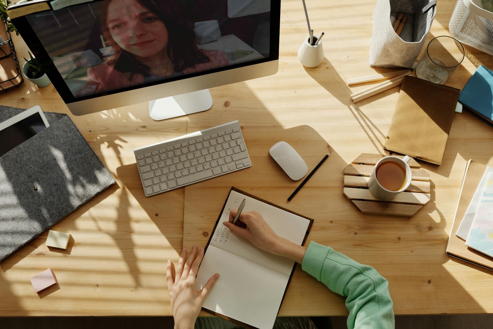 Online mentoring session